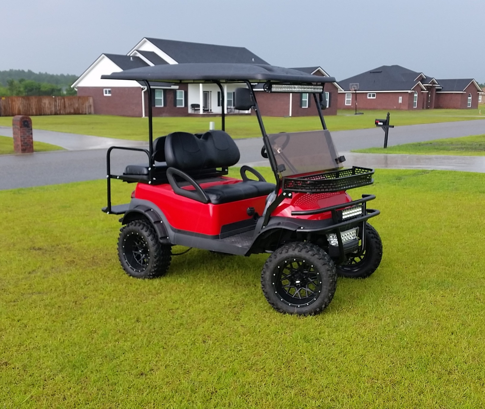 Golf Cart - Neighborhood Setting